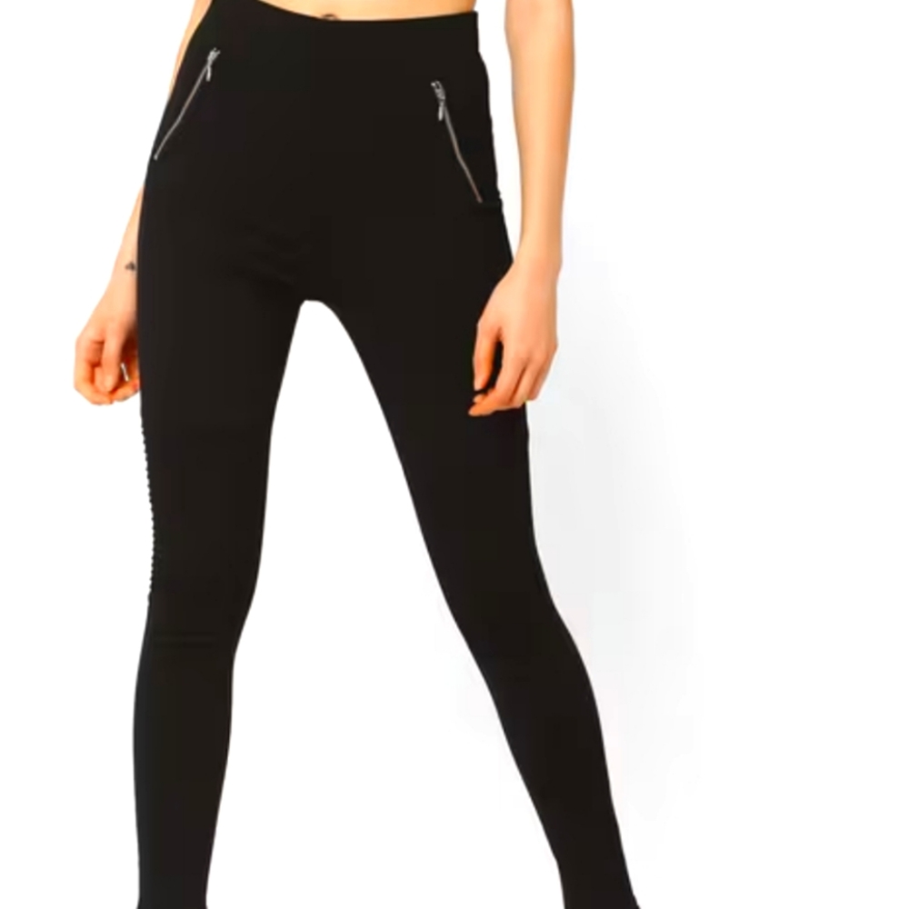 Women's Black Slim Fit Skinny Pants Size M